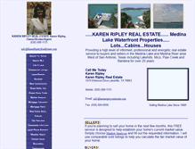 Tablet Screenshot of karenripleyrealestate.com
